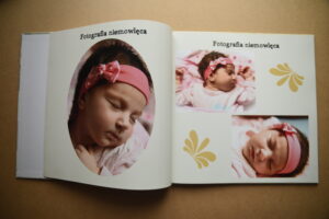Pamiątkowa fotoksiążka wykonana do sesji